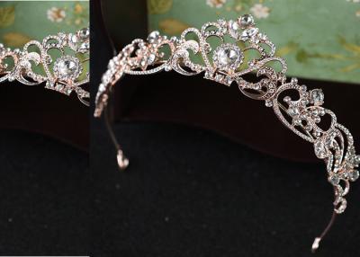 China Top grade unique design round bridal pageant crowns and tiaras for sale