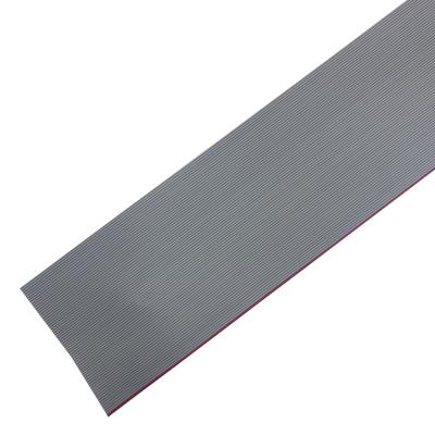 China UL2678 Flat Wire Cables , PVC Ribbon Cable 150V 0.635mm 0.127mm Grey Red Color for sale