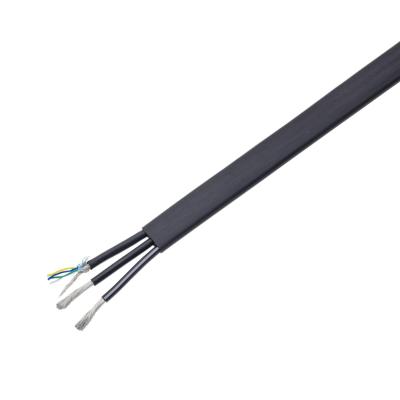 China Aceite flexible modificado para requisitos particulares negro del cable de alambre del cobre del PVC resistente en venta