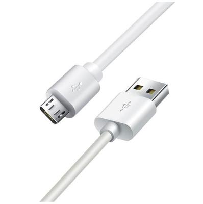 China White Sync USB Charging Data Cable Tangle Free ISO 9001 Approval for sale