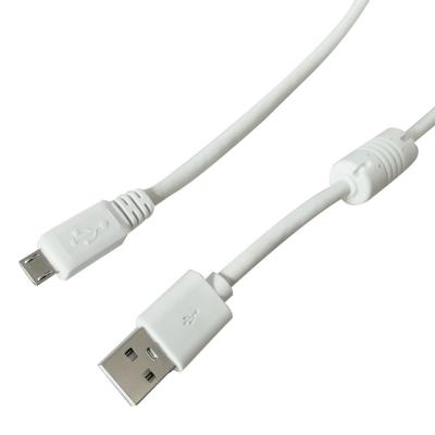 China 5V 2A Data Sync Micro USB Cable 1m Length Flexible Tangle Free for sale