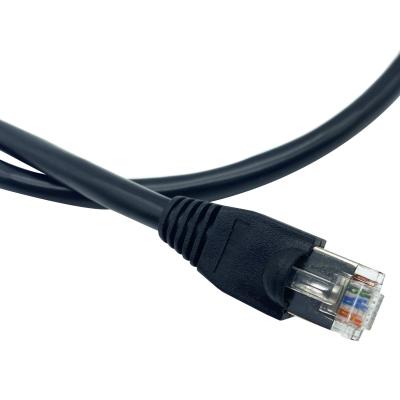 중국 주문 제작된 PVC CAT6은 Ethernet 케이블을 검은 푸른 회색으로 차폐했습니다 판매용