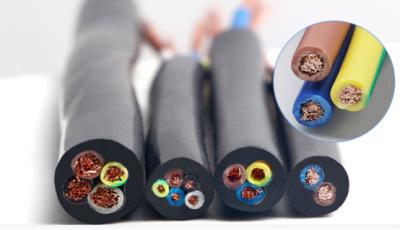Китай TPU изолировало подгонянный цвет кабельной проводки гибкий черный для заряжателя продается