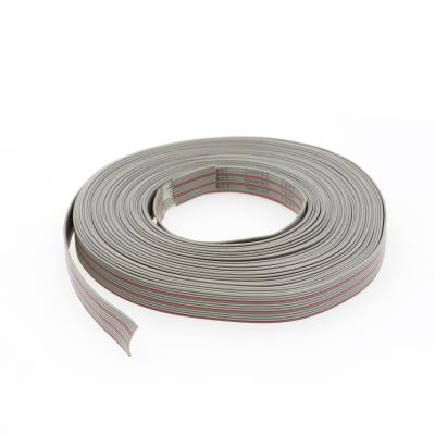 China UL2648 PVC Flat Cable IDC Cable Computer Wiring Cable Grey for sale