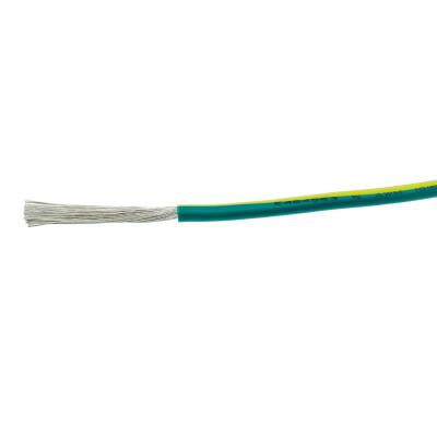 中国 UL1015 8AWG Electrical Power Cable Yellow Green Low Voltage 販売のため