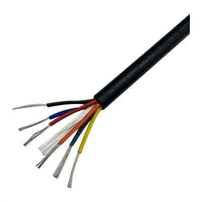 China UL VW-1 Rated Copper Flat Ribbon Cables 300V 105.C Temperature for Electrical Applications Te koop