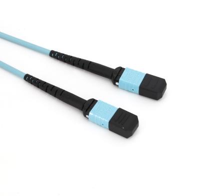 China 8 12 24 MTP MPO Fiber Patch Cable G652D G657A1 MPO MTP Connector for sale