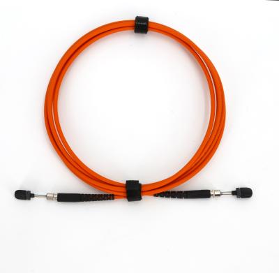 China Orange SM MM AOC Optical Cable PVC Fiber Optic Patch Cord for sale