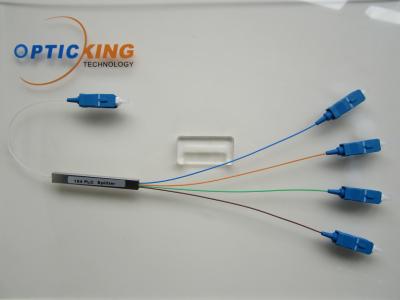 中国 1xN 2xNの繊維光学PLCのディバイダーSC小型PLCのディバイダーのセリウムFCC ROHS 販売のため