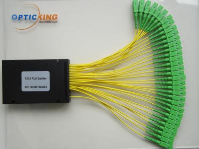 China 1260nm To 1650nm Fiber Optic PLC Splitter 1x32 Low Insertion Loss for sale