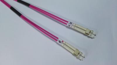 China Cordón de remiendo de la fibra óptica del IEC 61754-20 del SC de la PC de OFNP OFNR OM1 LC en venta