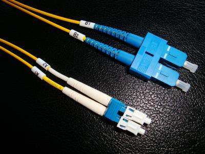 China OPTICKING FTTH Access Network LC TO SC SM Fiber Optic Patch Cord for sale