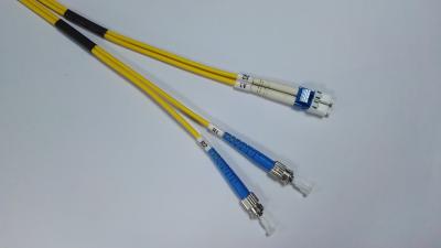 China 0.3dB Duplex LC TO ST Patch Cable 10m Fiber Optic Patch Cord for sale