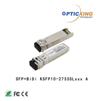 China EN 60825-1 10G Bidi SFP+ 20km 1330nm LC 10G Optical Transceiver for sale