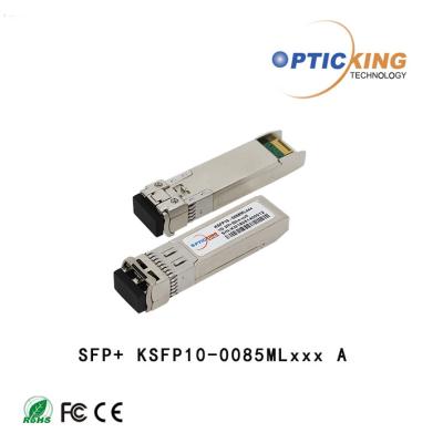 China 10g Ethernet SFP+ 300m MMF LC 850nm SFP+ Transceiver Module for sale