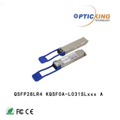 中国 100g基盤Lr4 1310nm 100G QSFP28 LR4 4チャネルの送信機 販売のため