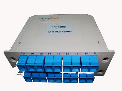 Китай Изоляция коробки штепсельной вилки ПК SC Splitter волокна ODM 1x32 OEM высокая для FTTH продается