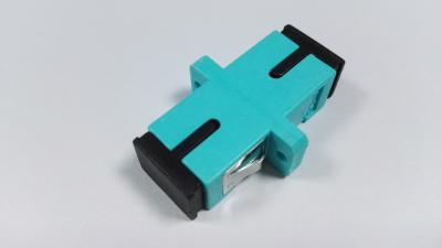China High isolation Singlemode OM3 SC Simplex Adapter with plastic housing for sale