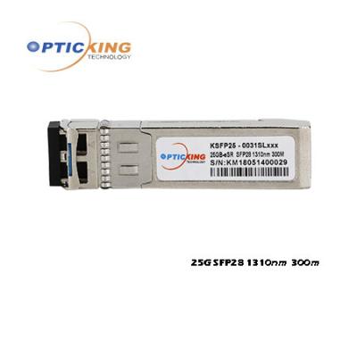 China 850nm 300m 25G SFP28 SR Fiber Optical Transceiver With Duplex LC Connector for sale
