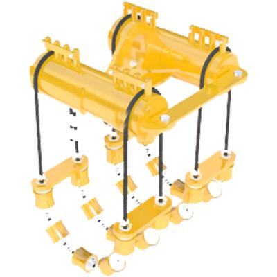 China Pipeline Construction Pipe Roller Cradle For 305mm-610mm Lifting Devices for sale