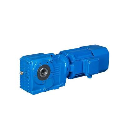 China OEM Helical Bevel Geared Motor Gearbox Gear Electric Motor Reducer for sale