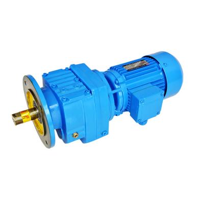 China 650-3360rpm Vertical Gearbox , R Series Gear Reduction Motor for sale