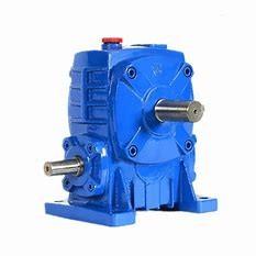 China 1:50 Ratio Gear Reduction Box For Electric Motor Helical Blue for sale