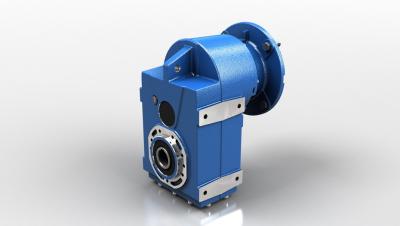 China 24V Shaft Mounted Gear Reducer Parallel , 0.75KW Right Angle Worm Gear Reducer 1.5KW for sale
