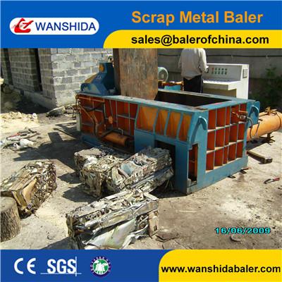 China Wanshida Y83/T-125Z Aluminum recycling machine scrap aluminum cans hydraulic baler (Factory price) for sale