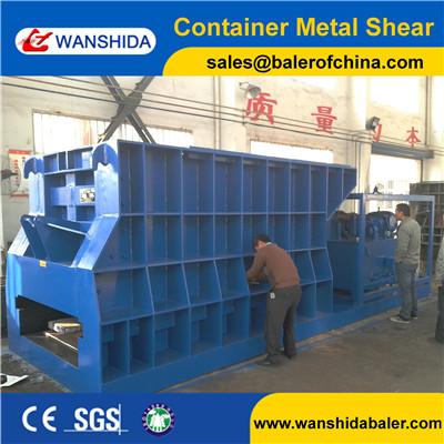 China China Wanshida Horizontal Automatic Container Metal Shearing equipment export to Ukraine for sale