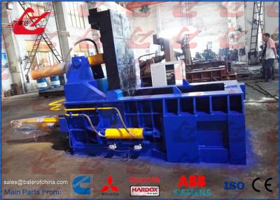 China Automatic Control Scrap Metal Baler Machine Side Push Out Model For Waste Aluminum Scrap for sale