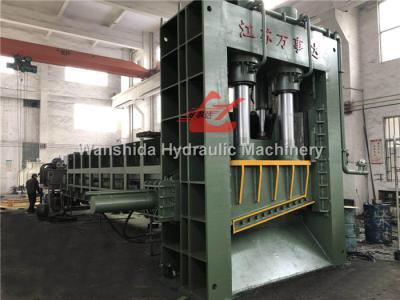 China Do pórtico de aço resistente automático da tesoura da guilhotina da sucata da abertura Q43L-4000 larga máquina de corte para a venda à venda
