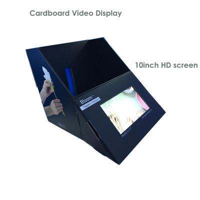 China Europe 7 inch tft touch screen capacitive lcd brochure charging station with vcr brochure holder for sale