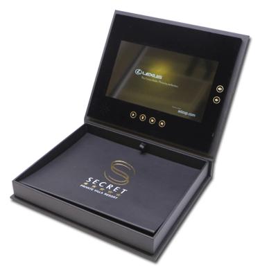 China Europe Video Brochure Touch 10.1 Inch Video Brochure Box for sale