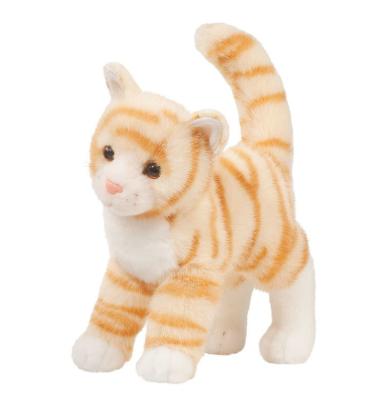 China Standing Pose Brown Cat Plush Toys for sale