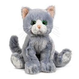 China Sitting Pose Grey Cat Plush Toys for sale