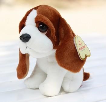 China Sitting Pose Poor Dog Plush Toys for sale