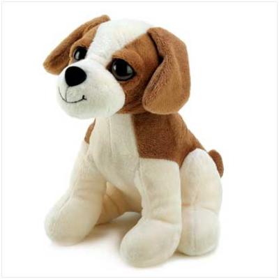 China Brinquedos bonitos de assento do luxuoso do cão da pose à venda