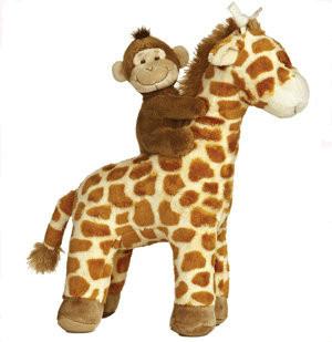 China Lovely Giraffe with babay Monkey Plush Toys for sale