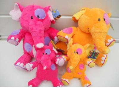 China Pink Lovely Elephent Plush Toy for sale