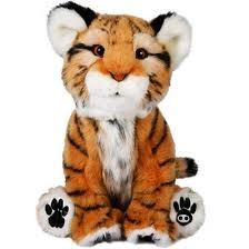 China Brown Tiger Soft Toy Plush Toy for sale