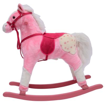 China Lovely Rocking Horse With Sound And Moving Mouth and Tail And Led Light Big Size for sale