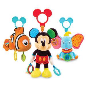 China Disney Baby Activity Toy Nemo and Mickey and Dumbo Plush Toys for sale