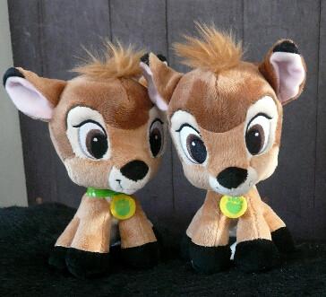 China Brown 8 inch Disney Plush Toys Bambi Big Head Cartoon Stuffed Animals Customized for sale