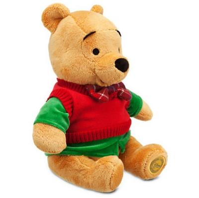 China 40cm Disney Christmas Winnie the Pooh Cartoon Stuffed Animals for sale