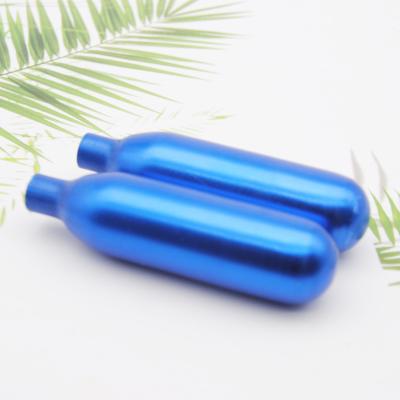 China Empty Blue N2O Mini Cream Whipper Chargers Portable for sale