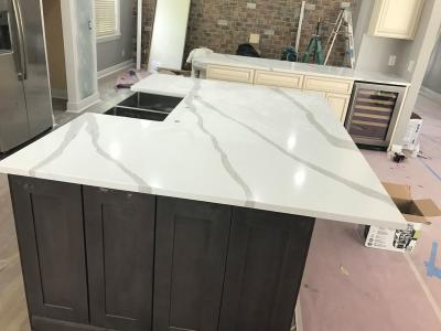 China No Impurity Artificial Quartz Vanity Countertops For Bathroom for sale