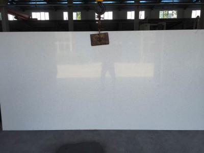 China Caesar 4600 Solid Stone Kitchen Worktops , Quartz Solid White Countertops for sale