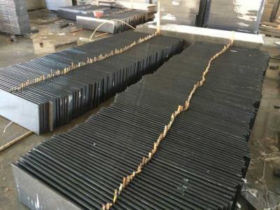 China Professional Granite Step Treads Dark Grey Color 175MPA Compressive Strength for sale