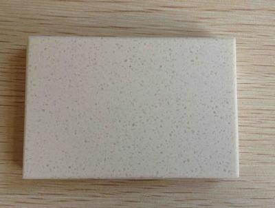 China White Sand Color Quartz Stone Countertops 93% Quartz 7% Resin Material for sale